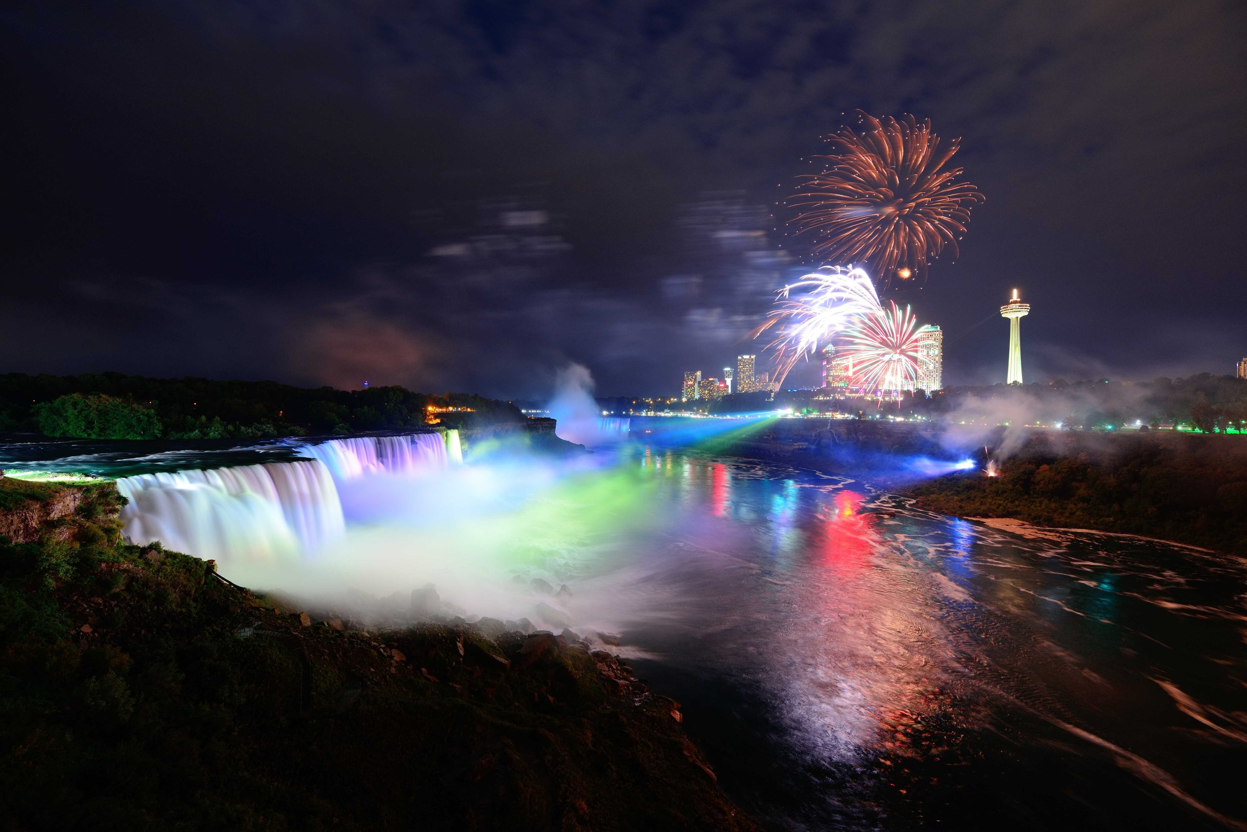 Niagara Falls fireworks Canada