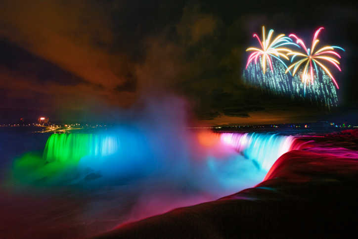 Fireworks Niagara Falls, Canada