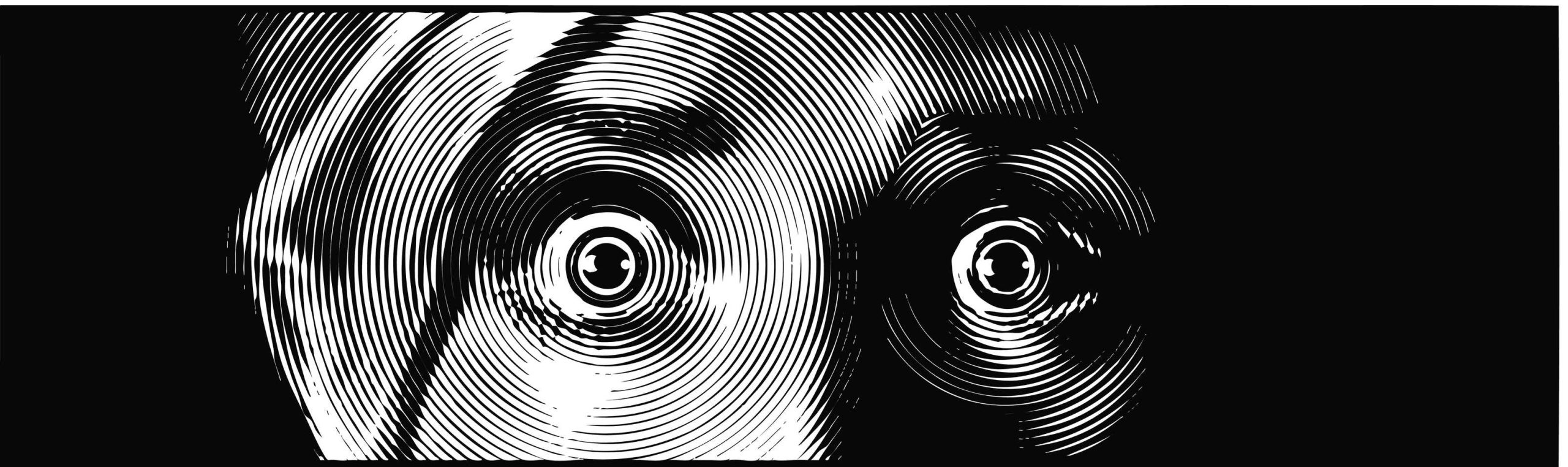Fear filled eyes