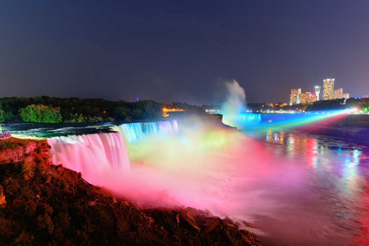 Falls illumination Cruise, Niagara Falls, Canada