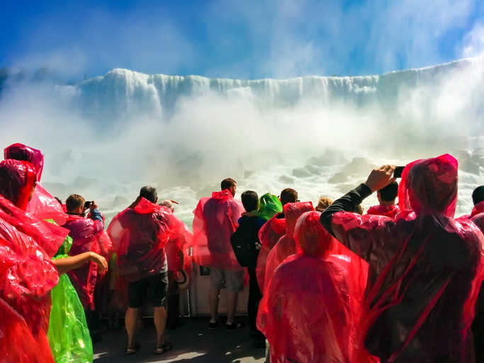 Hornblower Boat Cruise Niagara Falls Canada