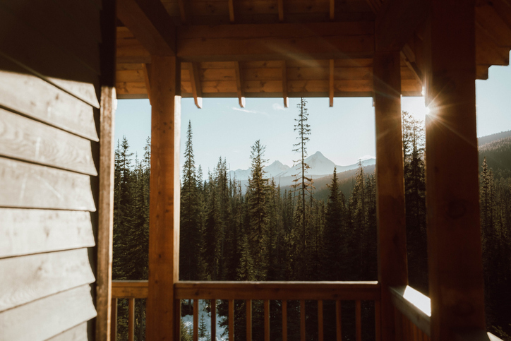 The Mountain View cabin