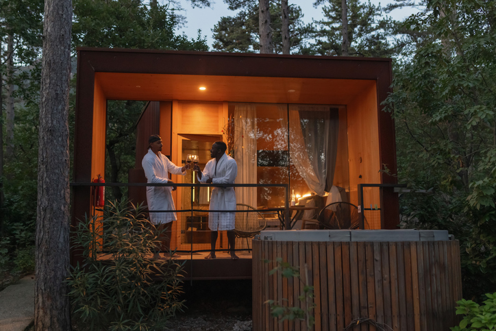 The forested Cabin in La Conception