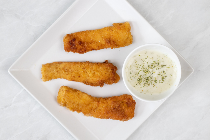Chicken strips with honey-dill sauce in Winnipeg