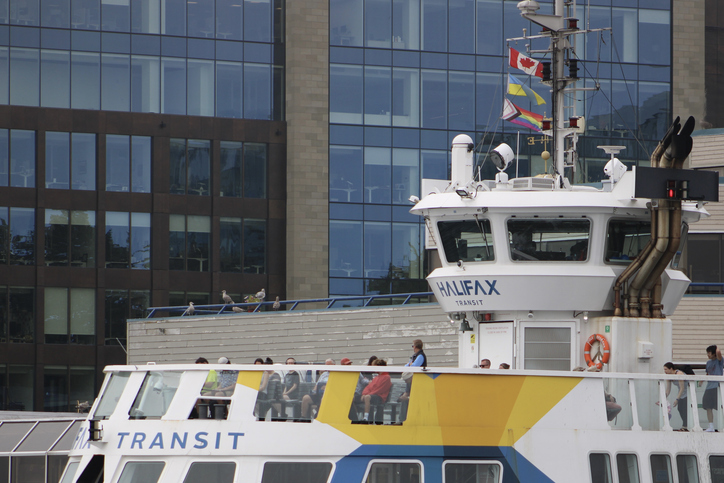Halifax Harbor Front and Ferry