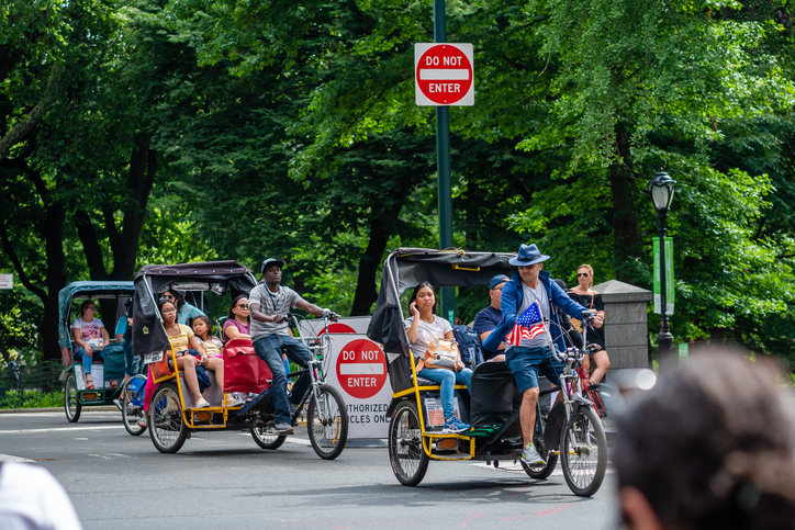 Private Central Park Pedicab tour