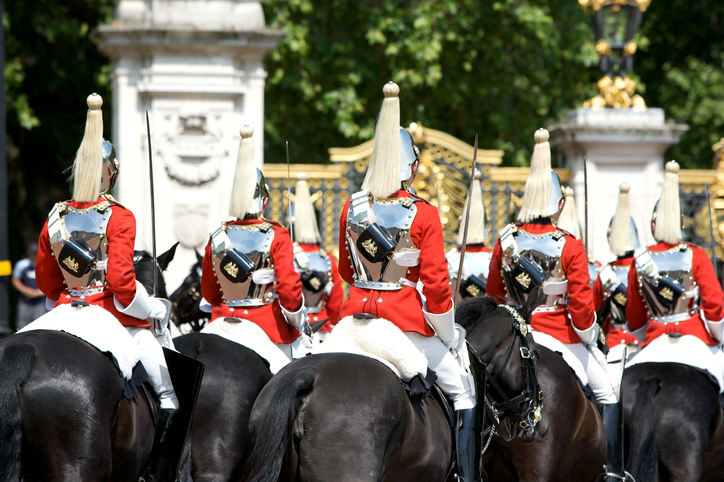 Trooping the colour