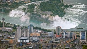  Private helicopter tour over Niagara Falls aerial view