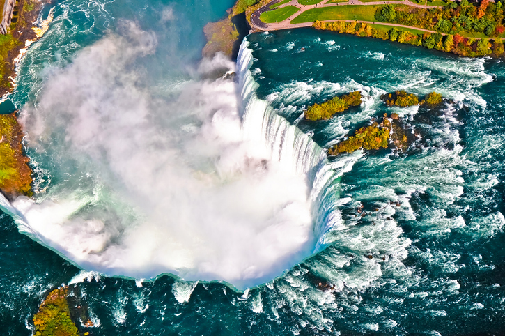 Aerial View of Niagara Falls